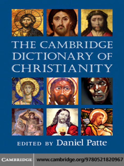 Cover image for The Cambridge Dictionary of Christianity